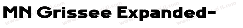 MN Grissee Expanded字体转换